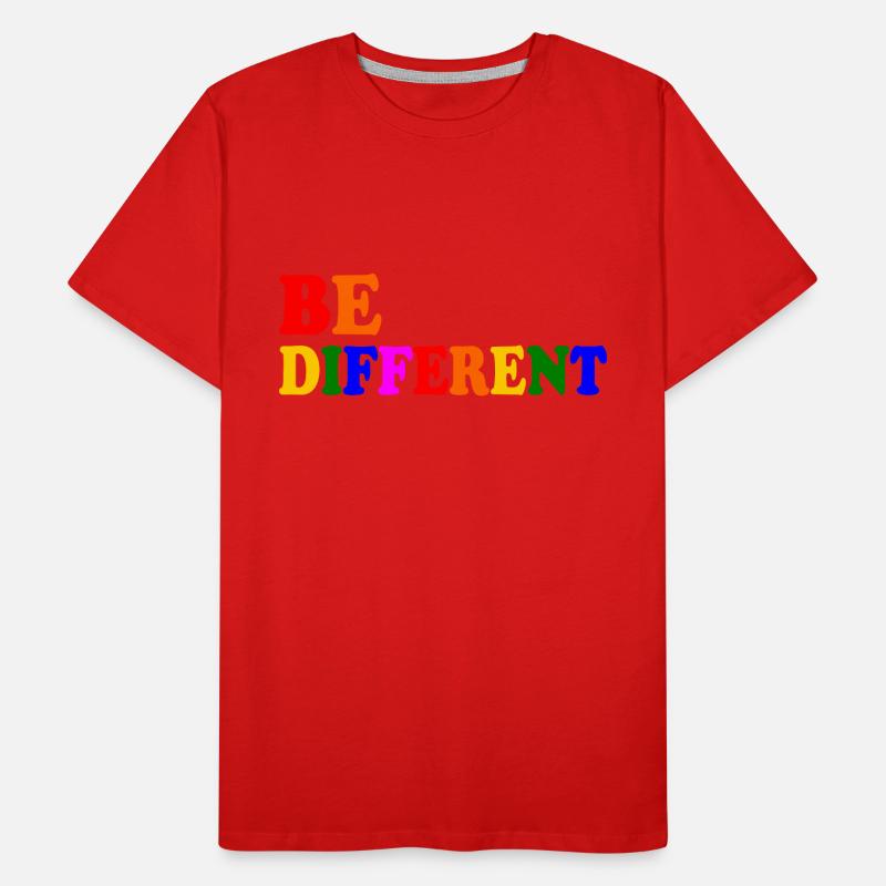 Be different Men's Premium Organic T-Shirt