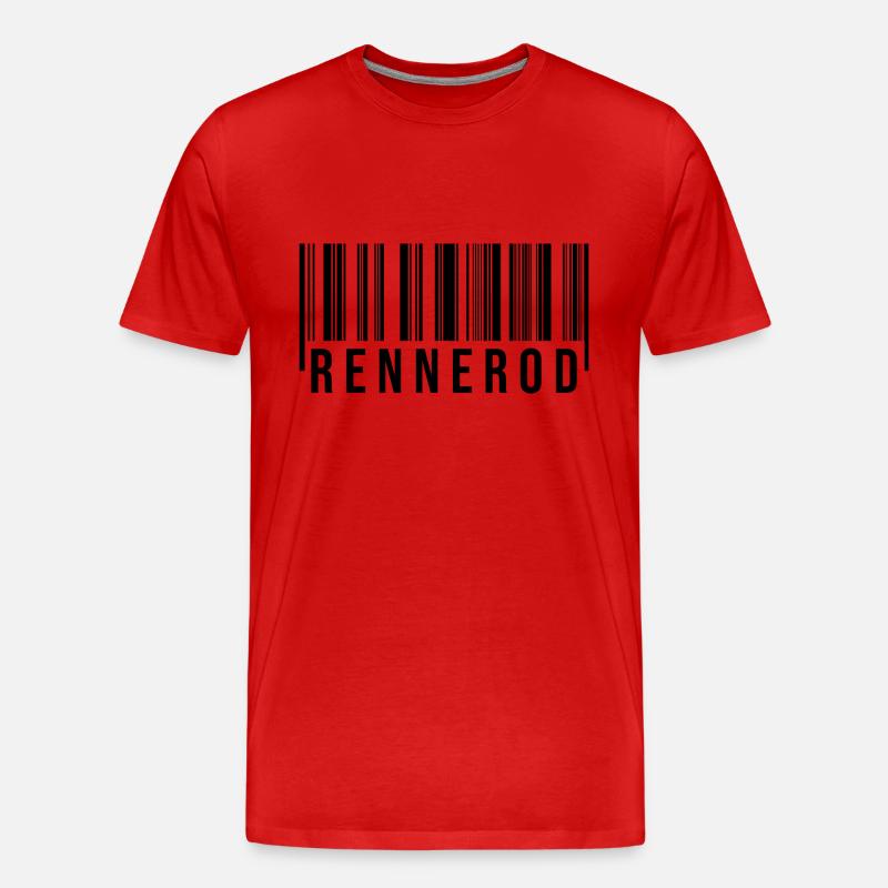 Rennerod Westerwald - Männer Premium Bio T-Shirt - Rot