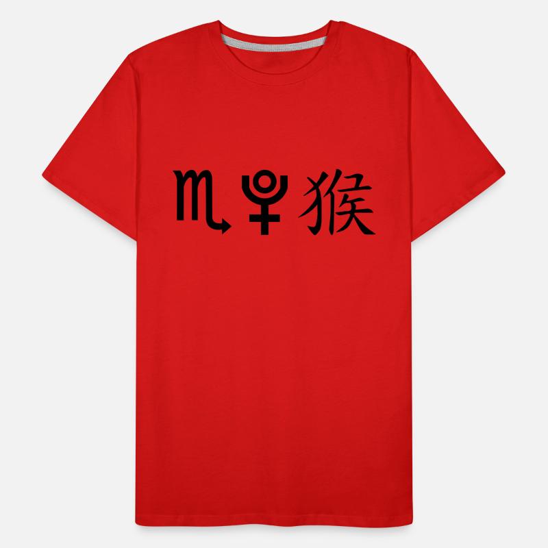 skorpion pluto affe Männer Premium Bio T-Shirt