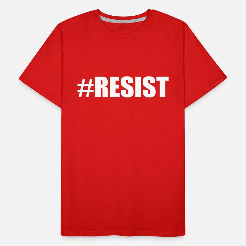 Resist Men's Premium Organic T-Shirt