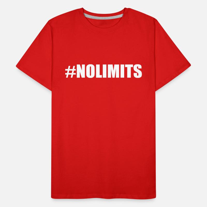 No limits Männer Premium Bio T-Shirt
