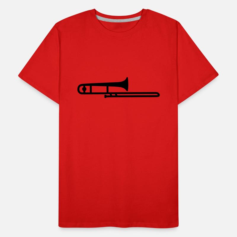 trombone T-shirt bio Premium Homme