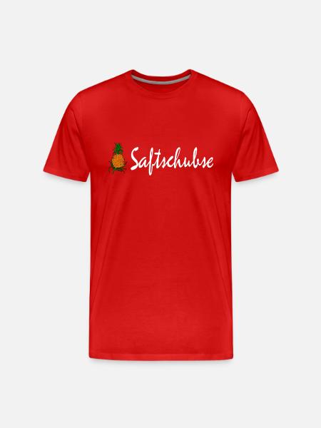 Saftschubse - Männer Premium Bio T-Shirt - Rot