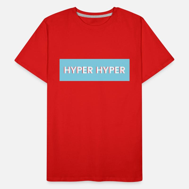 HYPER HYPER pixel T-shirt bio Premium Homme