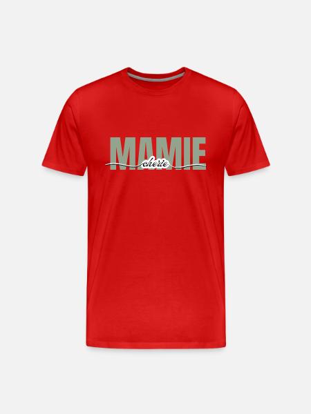 Granny Darling - Grandma Gift - Men's Premium Organic T-Shirt - red