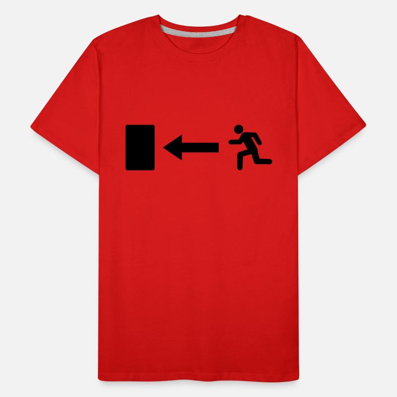 exit____f1 Men's Premium Organic T-Shirt