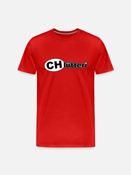 CHlütteri - Men's Premium Organic T-Shirt - red