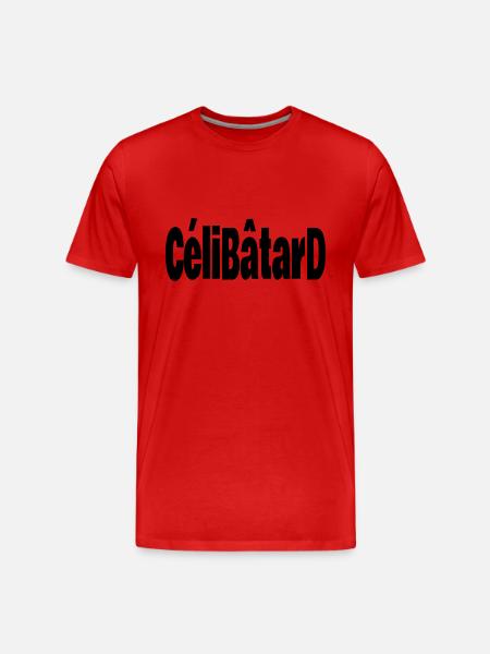 célibâtard - T-shirt bio Premium Homme - rouge
