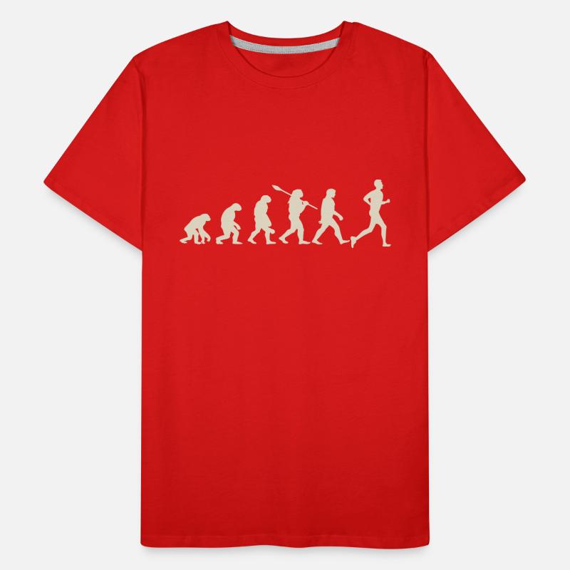 Evolution du marathon T-shirt bio Premium Homme