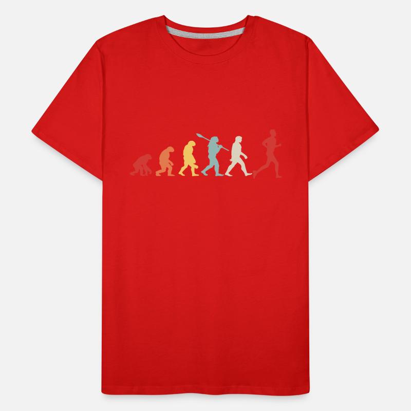 Evolution du marathon T-shirt bio Premium Homme