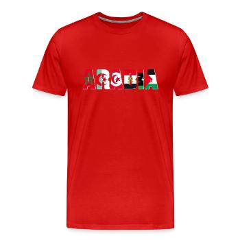 allah cool god islam - Men's Premium Organic T-Shirt - red - Front - Damien (186cm)
