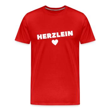 Idée cadeau de la personne préférée du cœur - T-shirt bio Premium Homme - rouge - Devant - Damien (186cm)