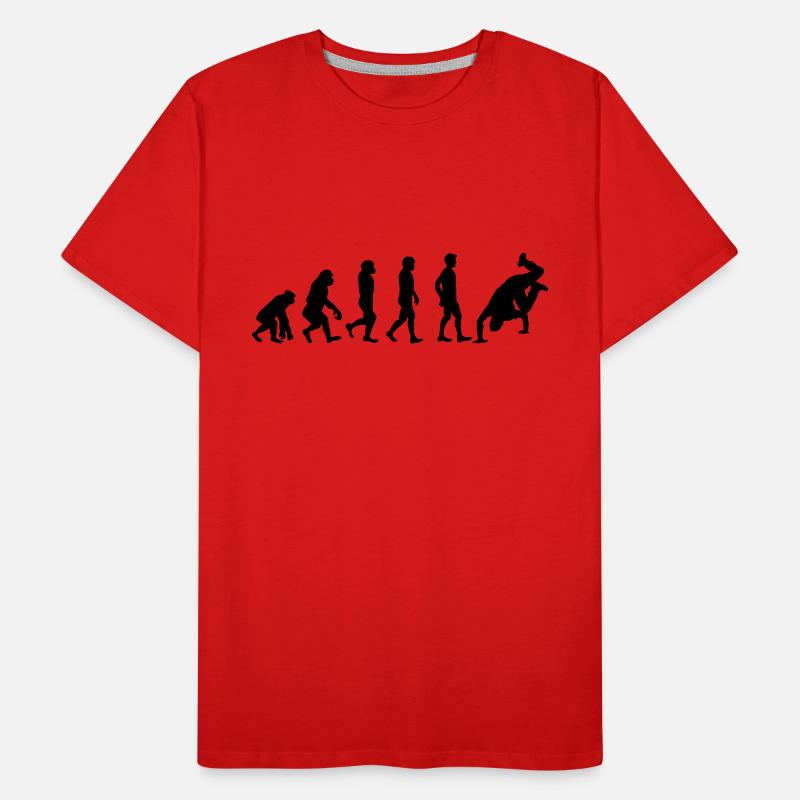 Breakdance Evolution black Men's Premium Organic T-Shirt