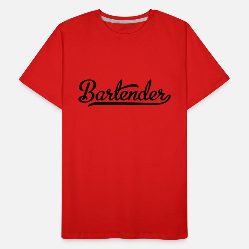 Bartender Men's Premium Organic T-Shirt