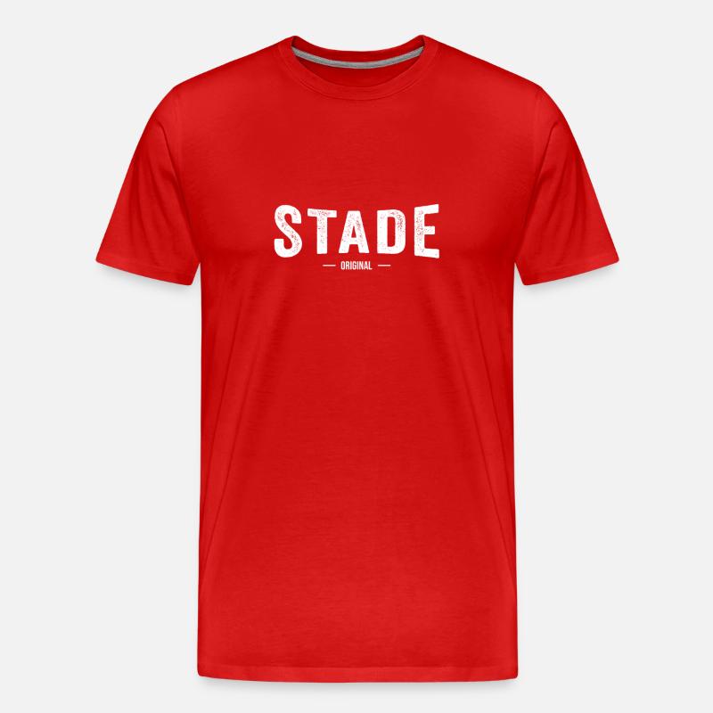 Stade Original - Männer Premium Bio T-Shirt - Rot