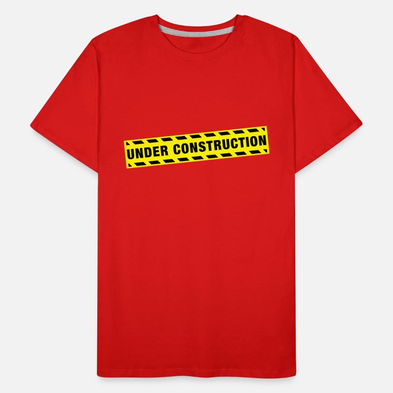 under_construction_de2 Men's Premium Organic T-Shirt