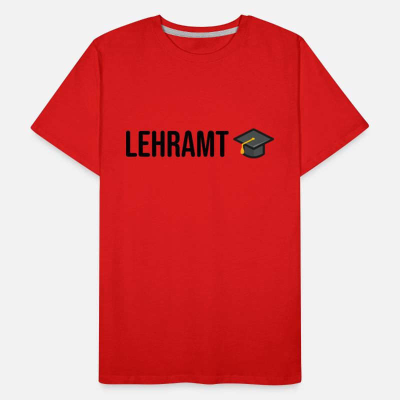 Lehramt Studium Männer Premium Bio T-Shirt