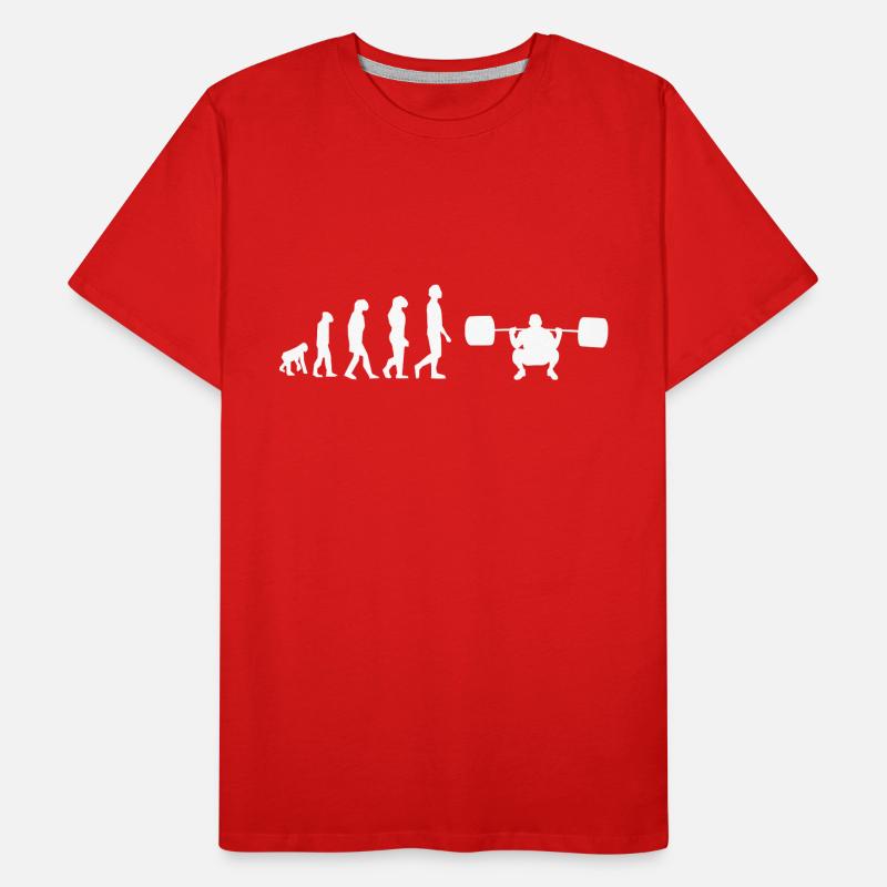 Weightlifting evolution Men's Premium Organic T-Shirt