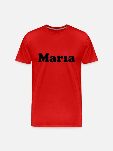 Maria - T-shirt bio Premium Homme - rouge