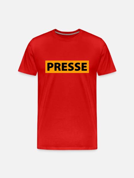 presse - T-shirt bio Premium Homme - rouge