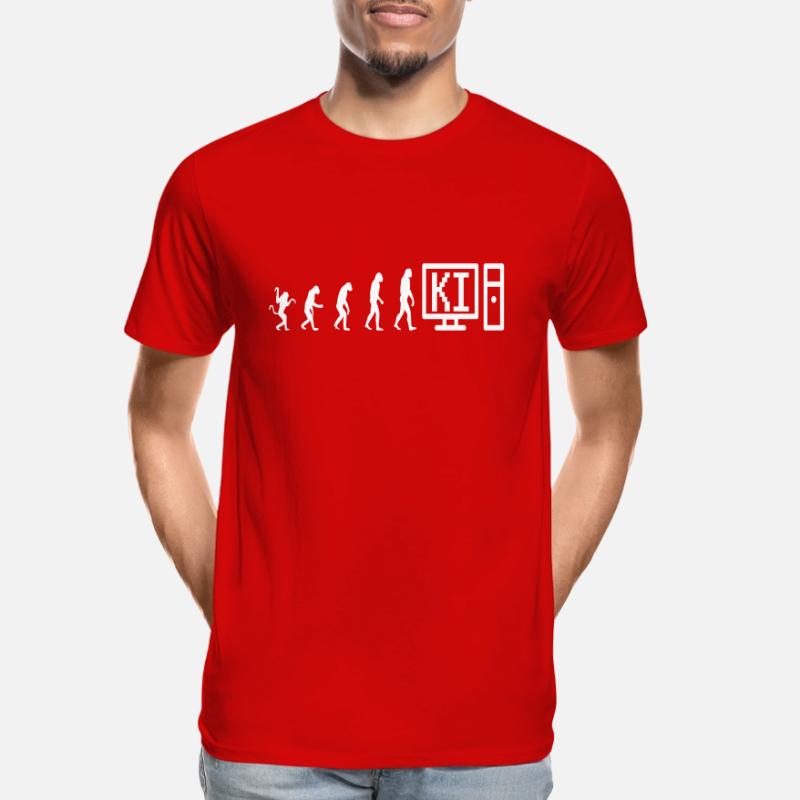 Informatik Computer Evolution Gaming Männer Premium Bio T-Shirt