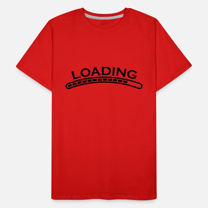 loading ladebalken Männer Premium Bio T-Shirt