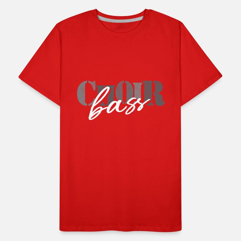 Chorale - Chanteuse basse T-shirt bio Premium Homme