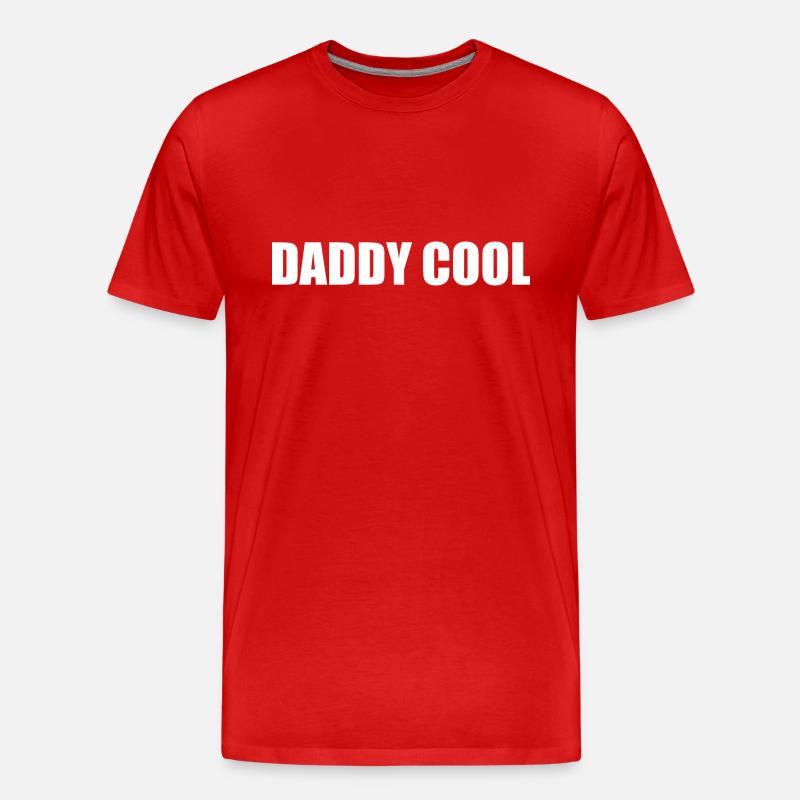 Daddy cool - Männer Premium Bio T-Shirt - Rot