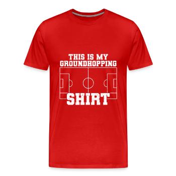 Football - T-shirt bio Premium Homme - rouge - Devant - Damien (186cm)