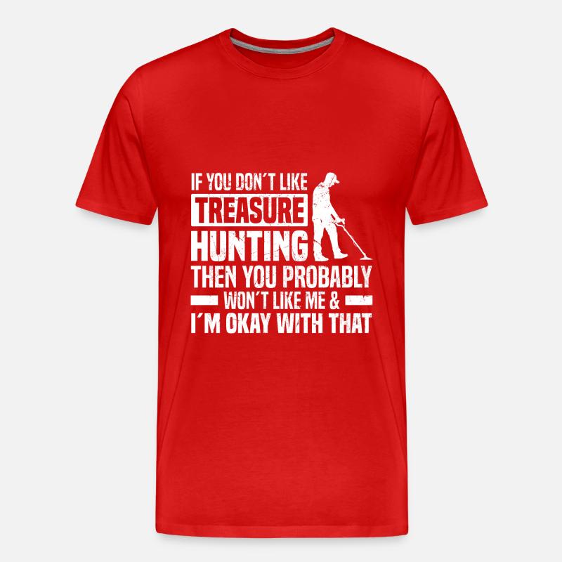 Sondeln - Männer Premium Bio T-Shirt - Rot