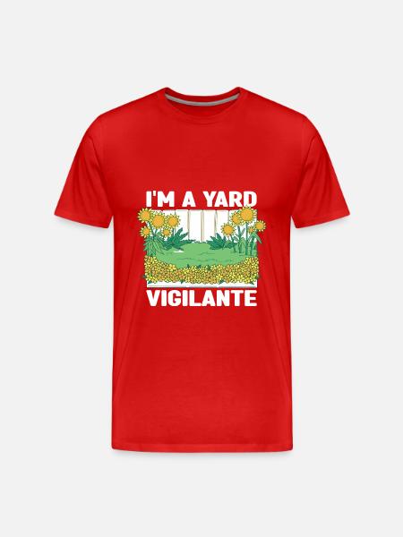 Landschaftsgärtner - Männer Premium Bio T-Shirt - Rot