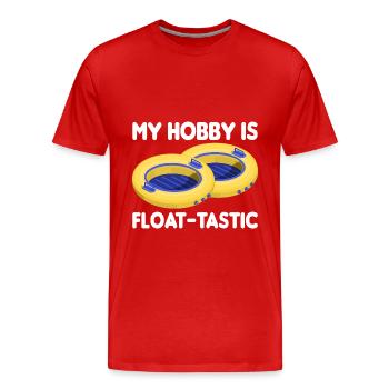 Rafting Wassersport - Männer Premium Bio T-Shirt - Rot - Vorne - Damien (186cm)