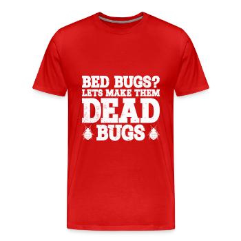 Schädlingsbekämpfung - Männer Premium Bio T-Shirt - Rot - Vorne - Damien (186cm)