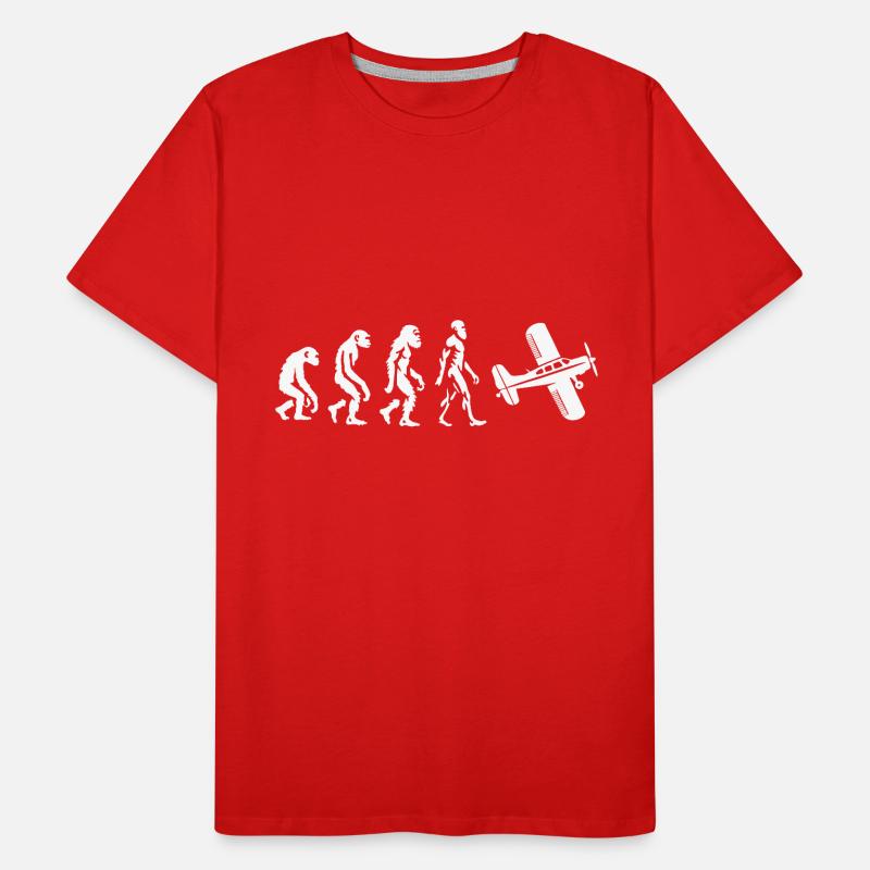 Plaisir de voler dans l’airplain évolutionnaire T-shirt bio Premium Homme