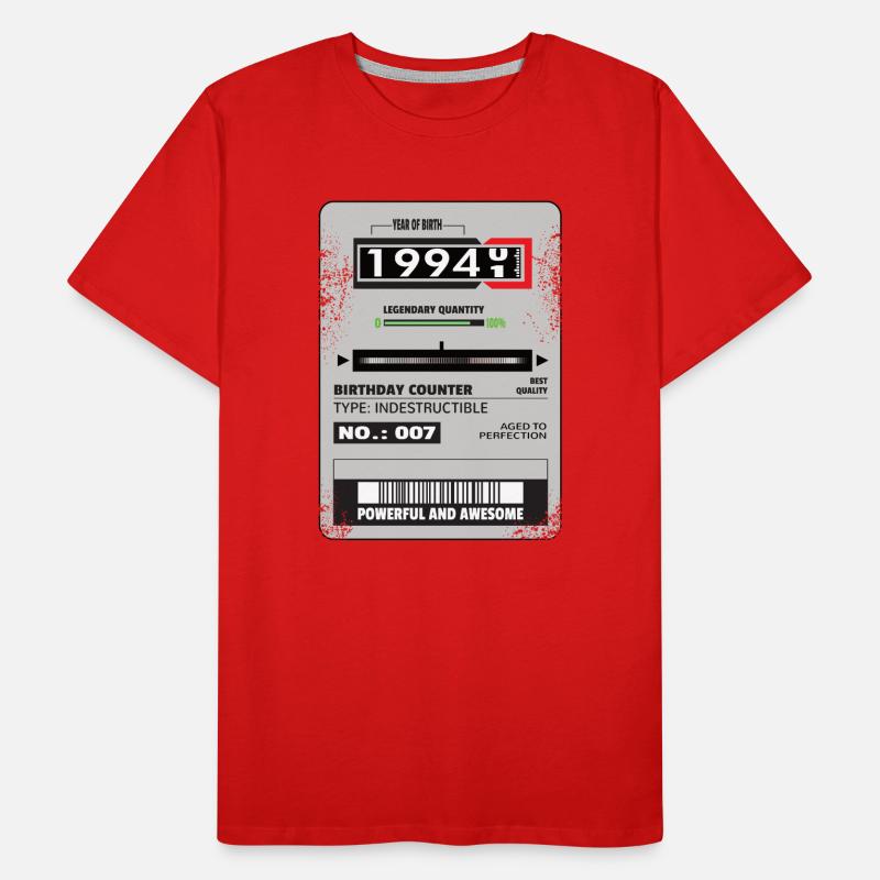 Three-phase meter birthday 1994 gift Men's Premium Organic T-Shirt