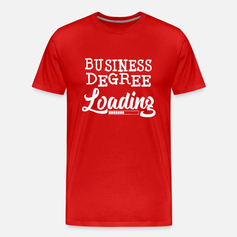 BUSINESS-Abschluss Loading College-Absolvent - Männer Premium Bio T-Shirt - Rot