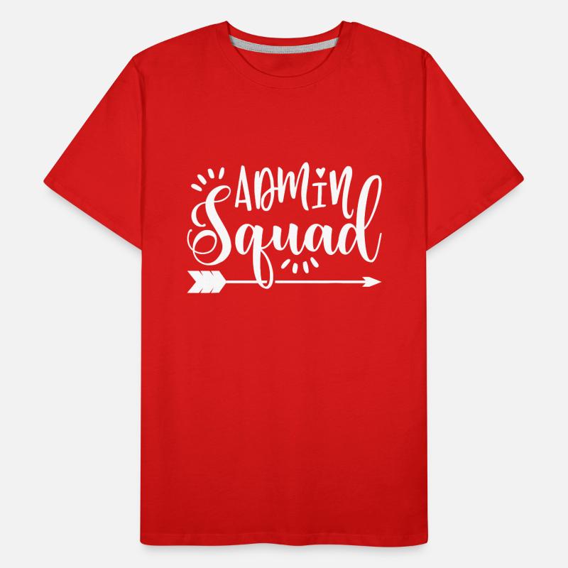 Schul-Admin-Geschenk-Admin-Squad Männer Premium Bio T-Shirt