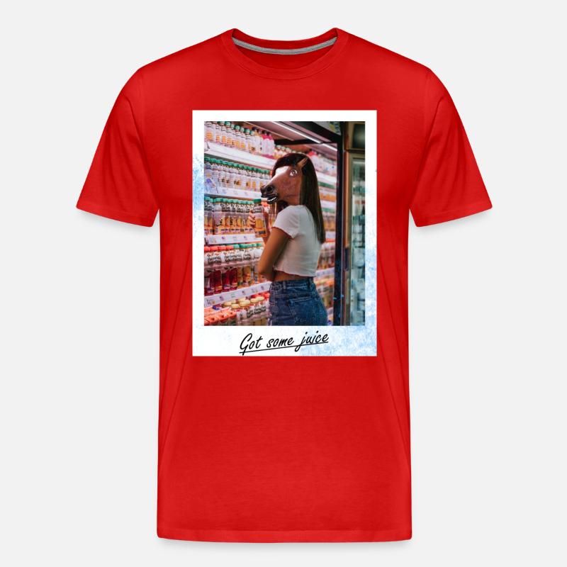 Got some juice - Männer Premium Bio T-Shirt - Rot