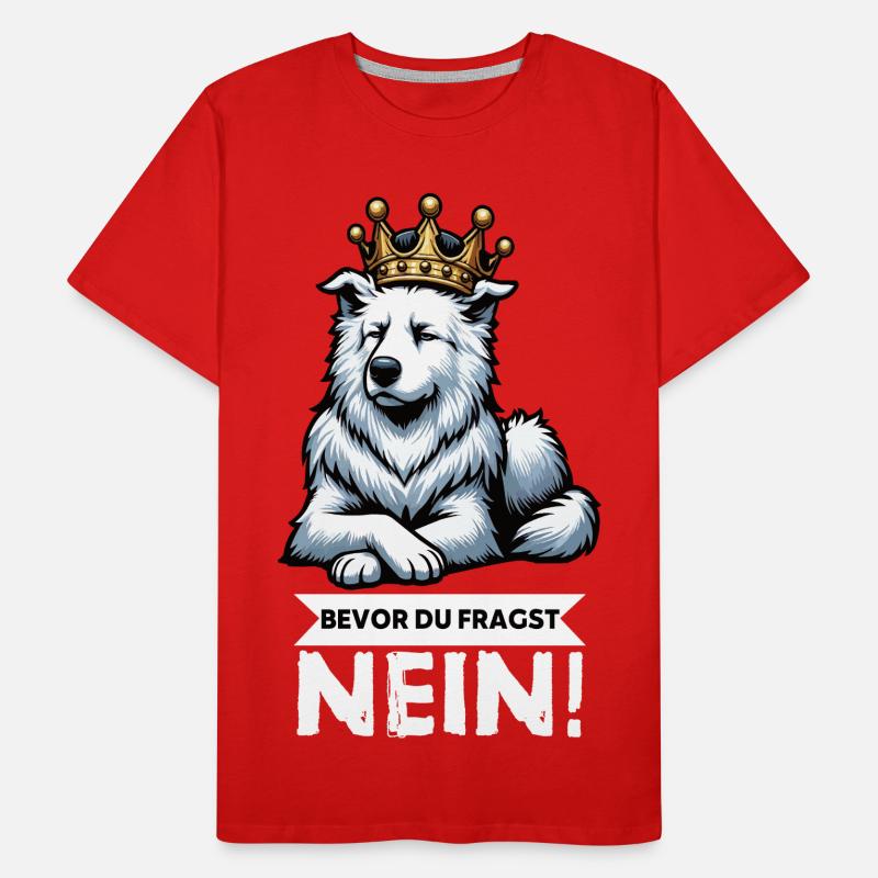 Before you ask: White Shepherd Shepherd Men's Premium Organic T-Shirt