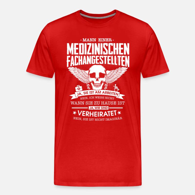 Mann einer MFA - Männer Premium Bio T-Shirt - Rot