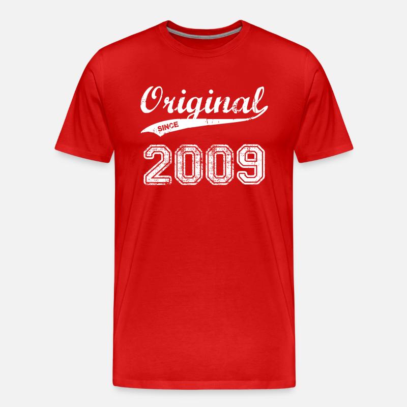 2009 - Männer Premium Bio T-Shirt - Rot