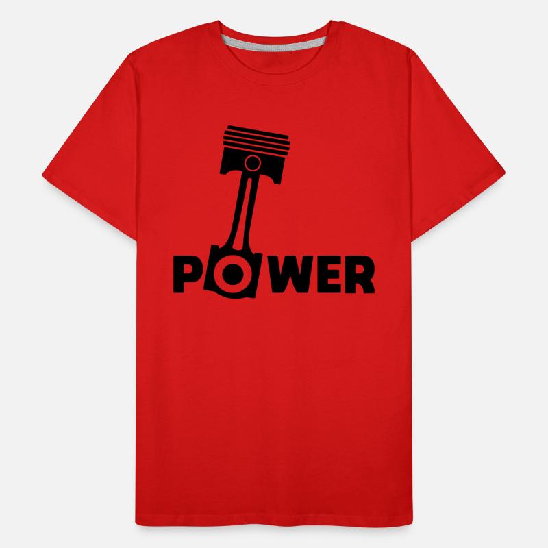 Piston Puissance piston Puissance T-shirt bio Premium Homme