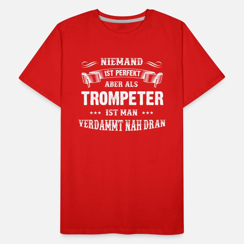 Männer-T-Shirt Beruf Trompeter Männer Premium Bio T-Shirt