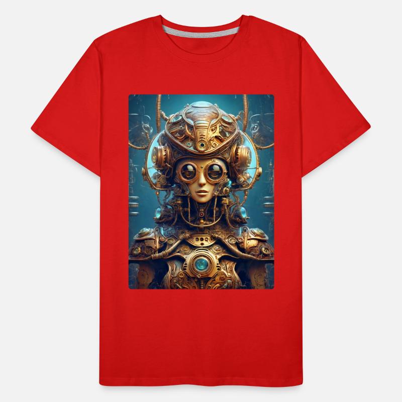 Steampunk Alien 1.15 Men's Premium Organic T-Shirt