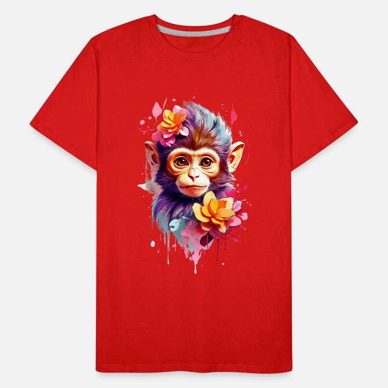 Monkey Monkey V1 24 08 Men's Premium Organic T-Shirt