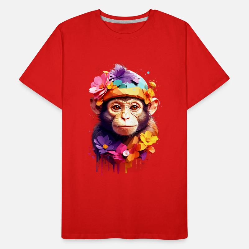 Monkey Monkey V1 24 20 Men's Premium Organic T-Shirt