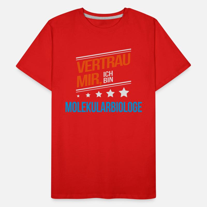 Molekularbiologe Beruf Geschenk Männer Premium Bio T-Shirt