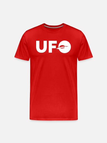 UFO - Men's Premium Organic T-Shirt - red