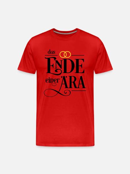 Junggesellenabschied - Men's Premium Organic T-Shirt - red