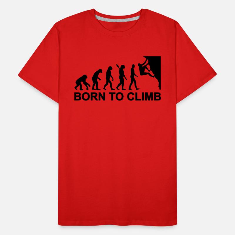Evolution Climbing Men's Premium Organic T-Shirt